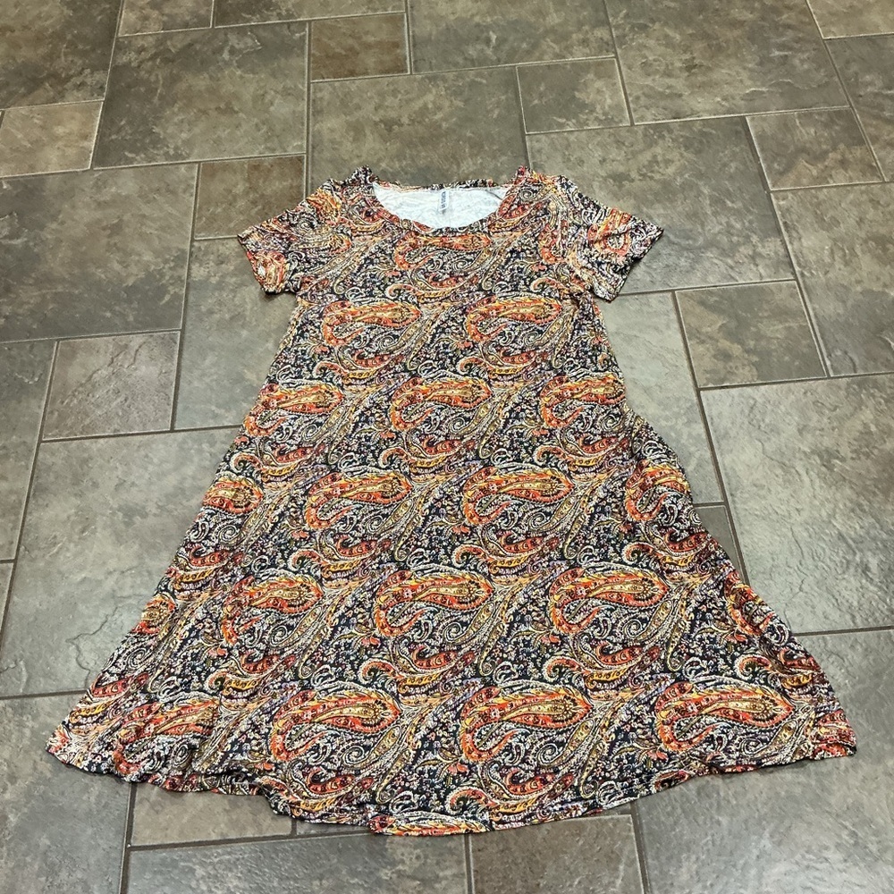 🥵 Paisley Print Women's Dress with pockets size small